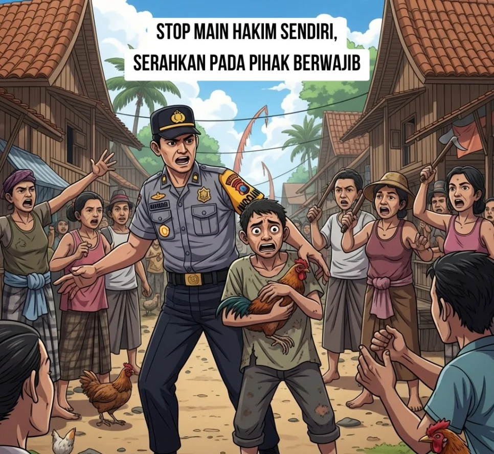 Aksi Main Hakim Sendiri Kembali Marak, Fenomena Warga Ikat Terduga Pencuri di Tiang Listrik Jadi Sorotan