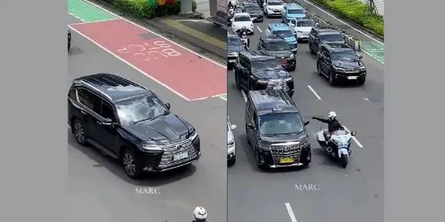 Arogan di Jalan, Sopir Mobil Alphard Personel Polda Jabar yang Intimidasi Satpam Bundaran HI Kena Sanksi Tilang