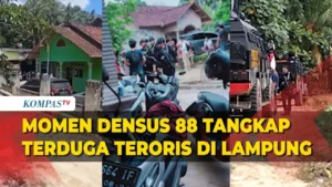 Densus 88 Tangkap Terduga Teroris di Ciamis dan Lampung, Diduga Aktif Rekrut dan Sebar Propaganda