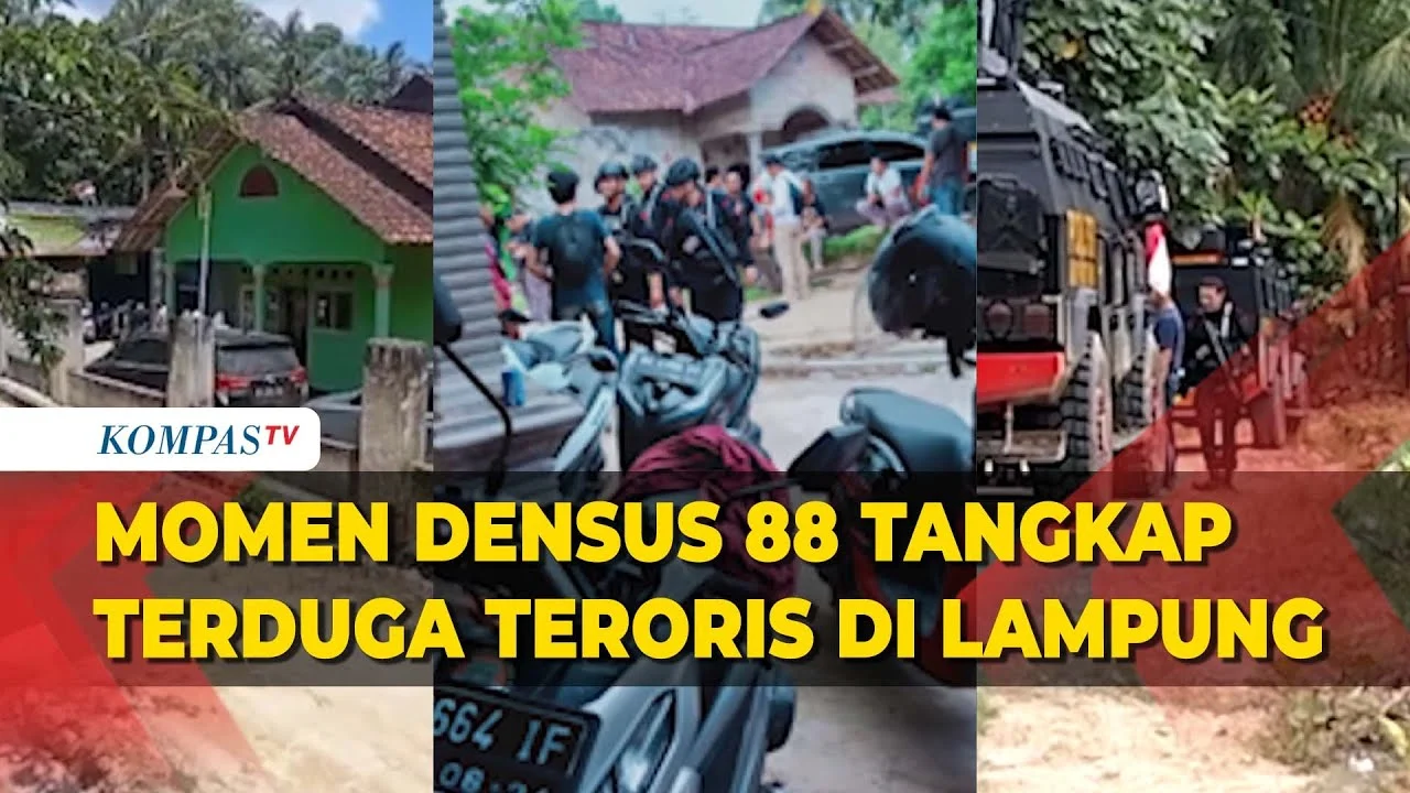 Densus 88 Tangkap Terduga Teroris di Ciamis dan Lampung, Diduga Aktif Rekrut dan Sebar Propaganda