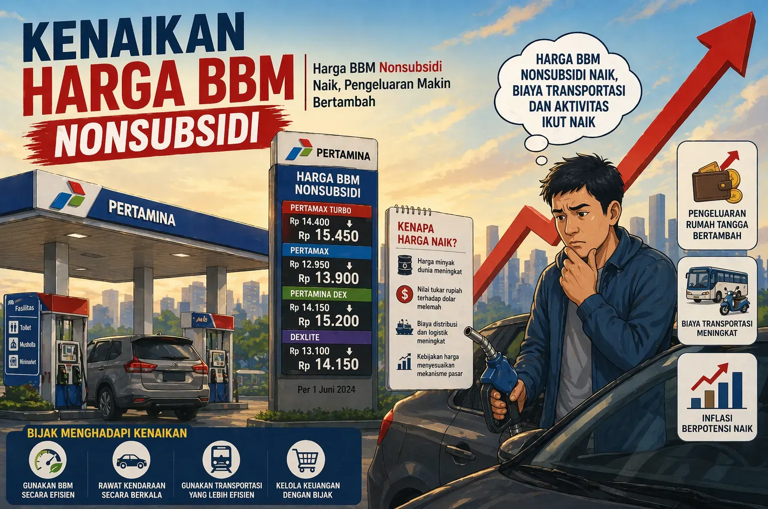 Dompet Terkuras, Warga Beralih ke BBM Subsidi Akibat Lonjakan Harga Pertamax