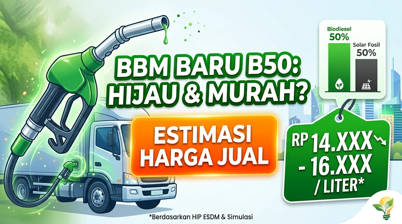 Era Baru Energi Hijau: BBM B50 Masuk SPBU, Harga Biosolar Tetap Rp6.800 per Liter Meski Kandungan Sawit Naik Jadi 50 Persen