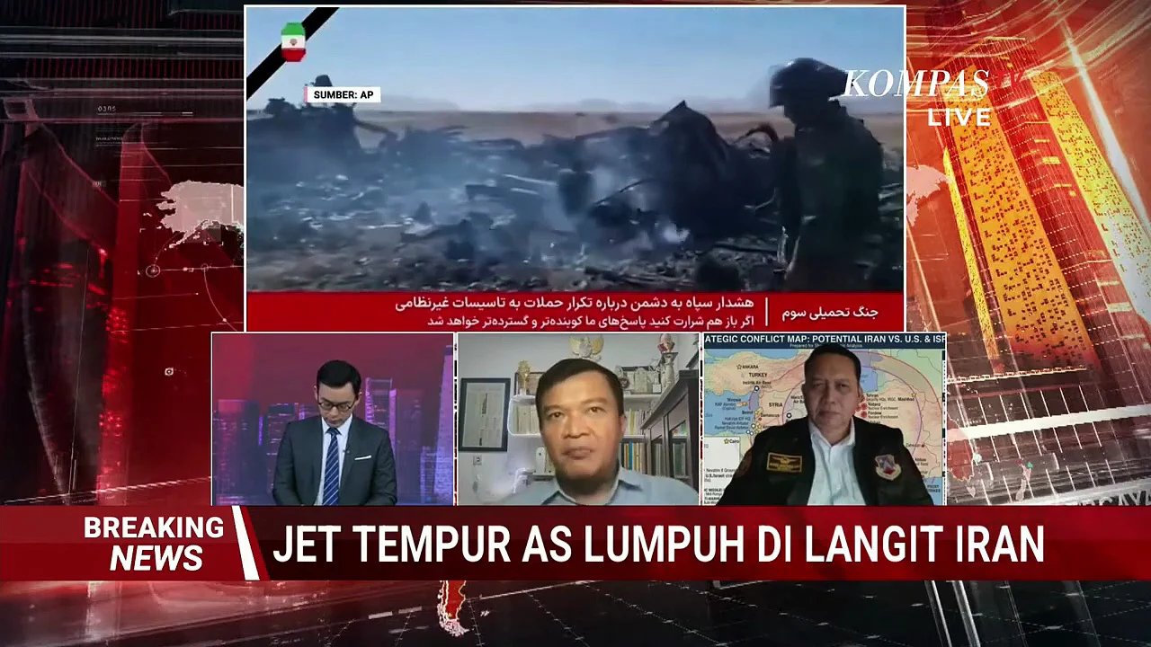 Eskalasi Memanas: Serangan Balik AS Hancurkan Infrastruktur Militer Utama Iran