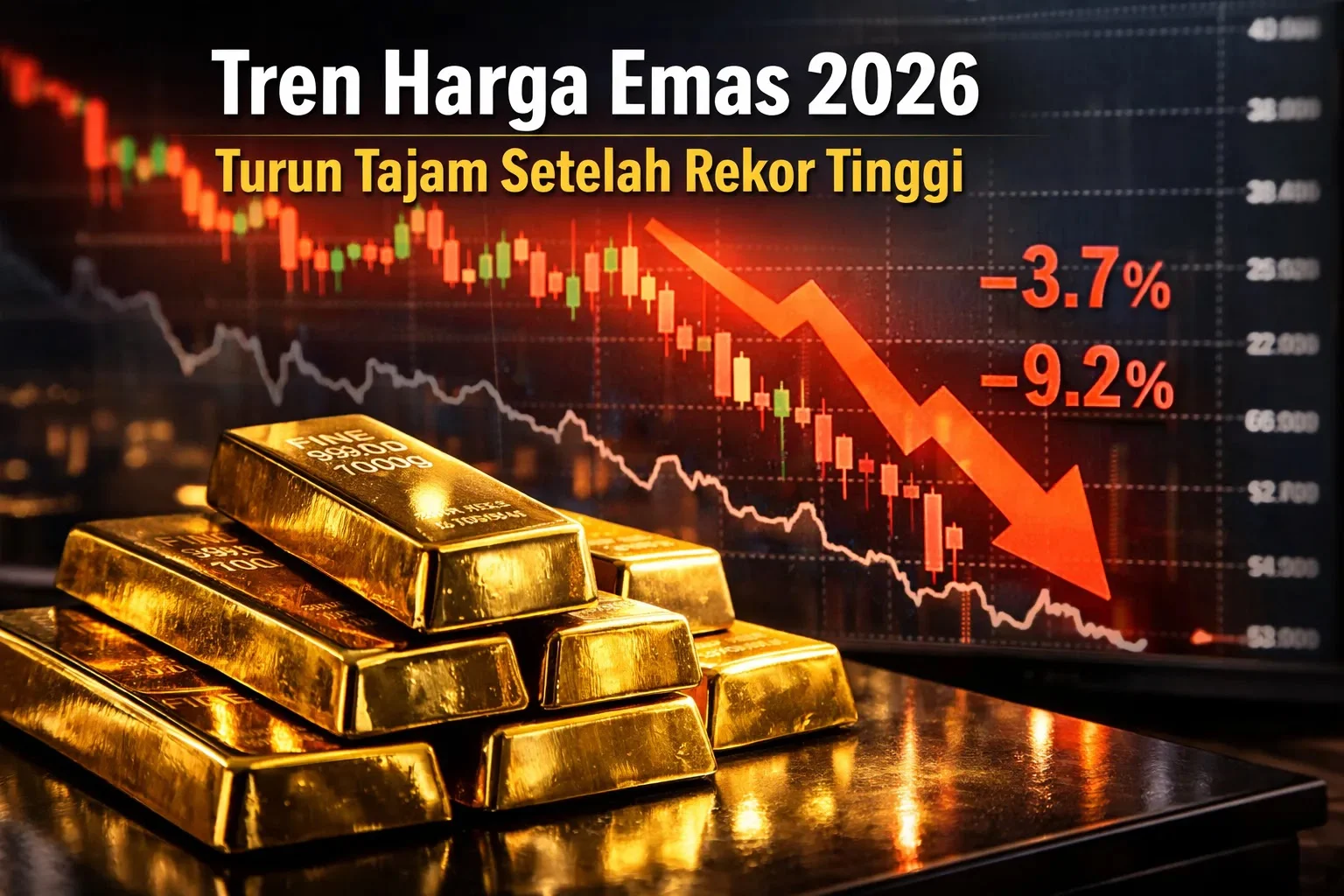 Harga Emas Turun Setelah Cetak Rekor, Haruskah Investor Khawatir? Ini Panduan Lengkapnya