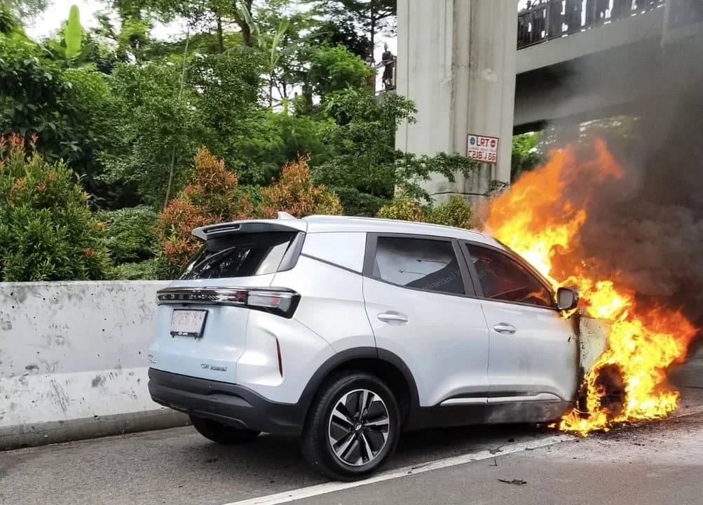 Investigasi Kebakaran Chery Tiggo Cross di Bandung: Faktor Eksternal Jadi Pemicu Utama