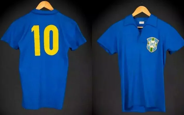 Jersey Final Piala Dunia 1958 Milik Pele Laku Rp88,2 Miliar, Memorabilia Sepak Bola Termahal Kedua