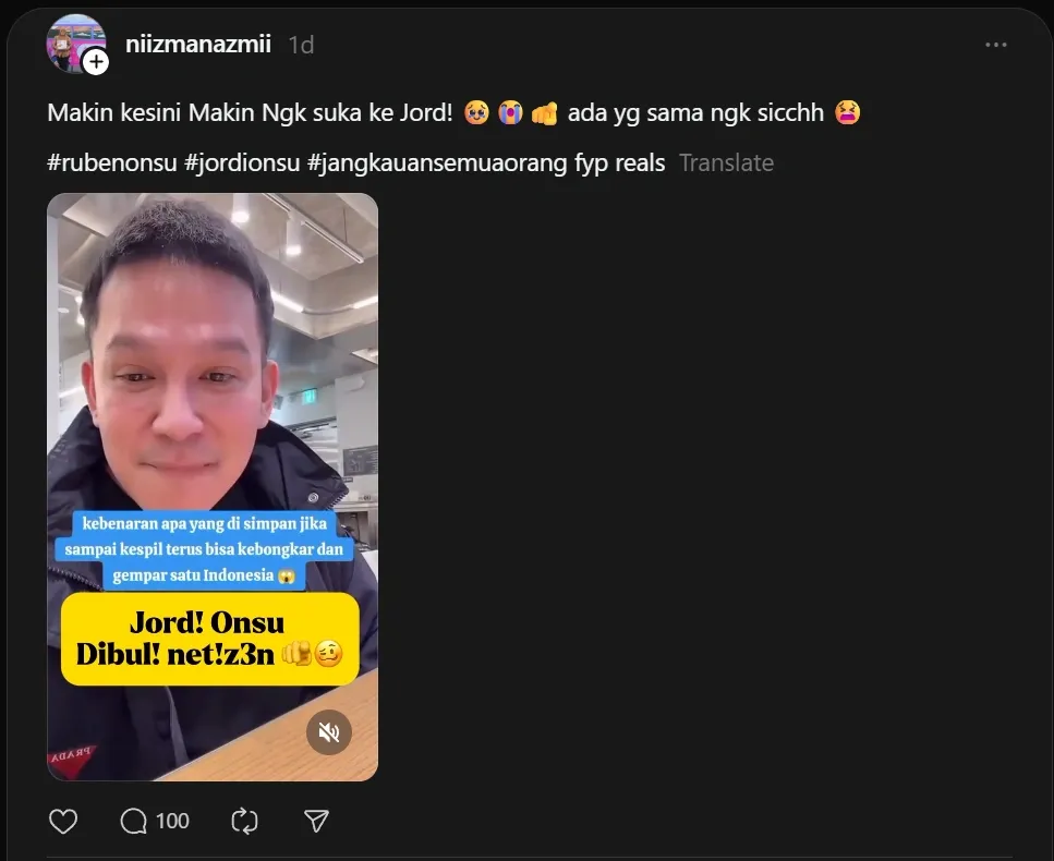 Konflik Memanas, Jordi Onsu Bakal Bongkar Soal Sang Kakak, Ruben Onsu Ingatkan Jangan Seperti Malin Kundang