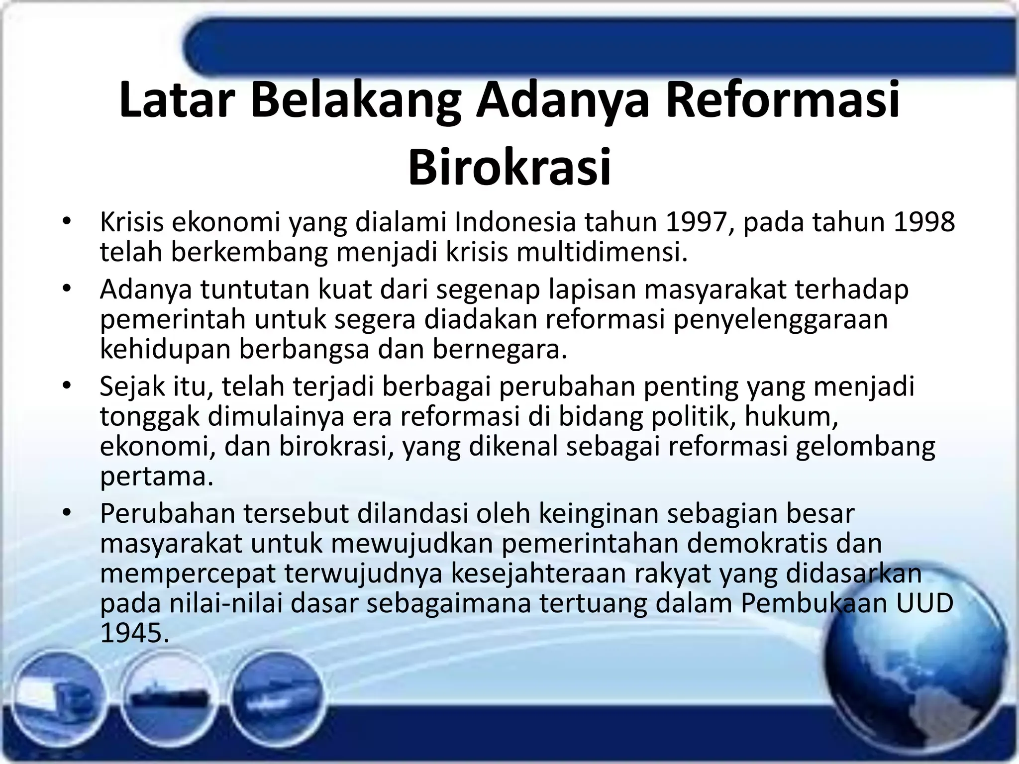 Langkah Strategis Pemerintah dalam Meningkatkan Kesejahteraan Rakyat dan Reformasi Birokrasi