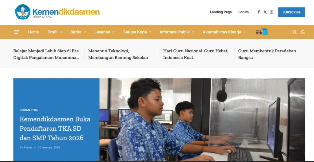 Panduan Lengkap Mengakses Karakter Data Kemendikdasmen go id Login untuk MPLS Ramah 2026