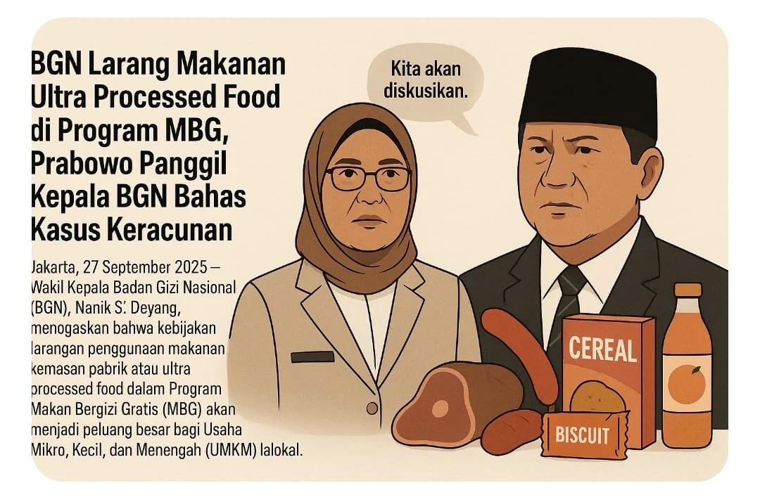 Prabowo Tegaskan Kualitas Gizi, Minta Pengelola SPPG Tak Curangi Menu MBG: Jangan Satu Ayam Dipotong 20