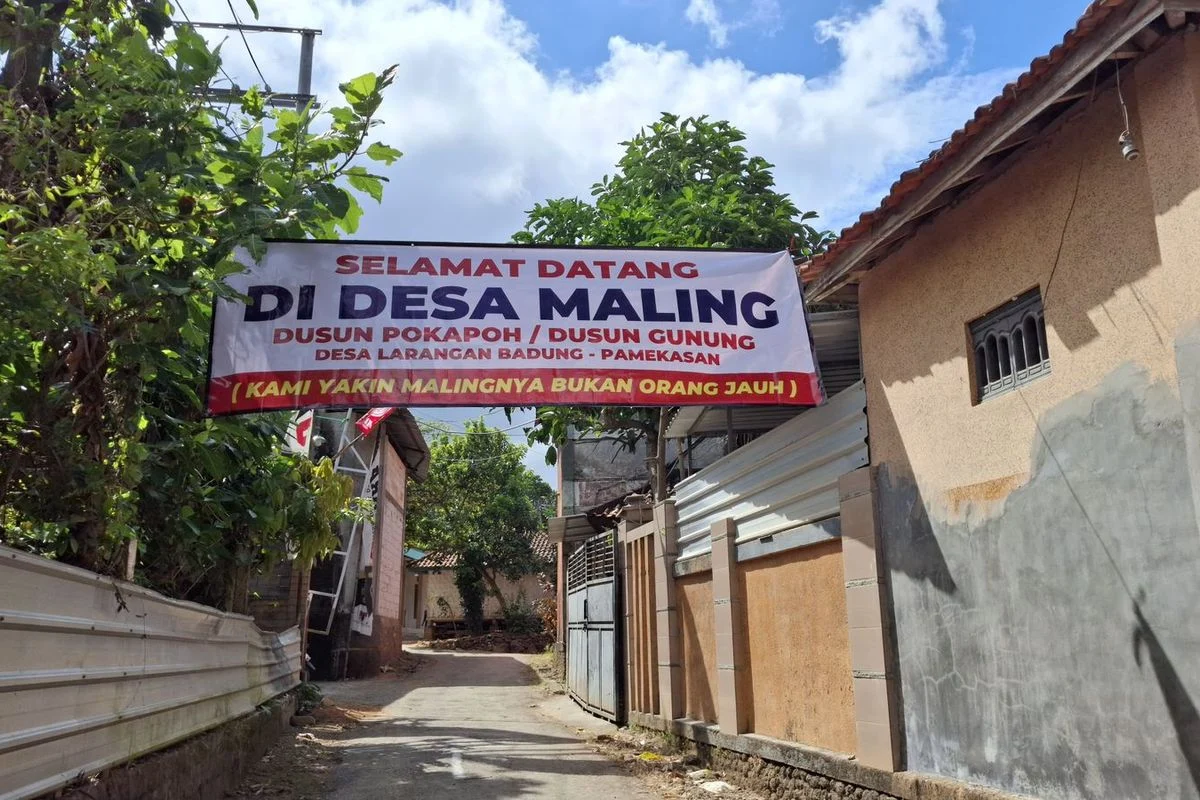 Teror Curanmor di Wonosobo: Spanduk ‘Halal Gantung Maling’ Jadi Peringatan Keras Warga
