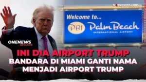 Transformasi Ikonik: Bandara Palm Beach Resmi Sandang Nama Donald J. Trump