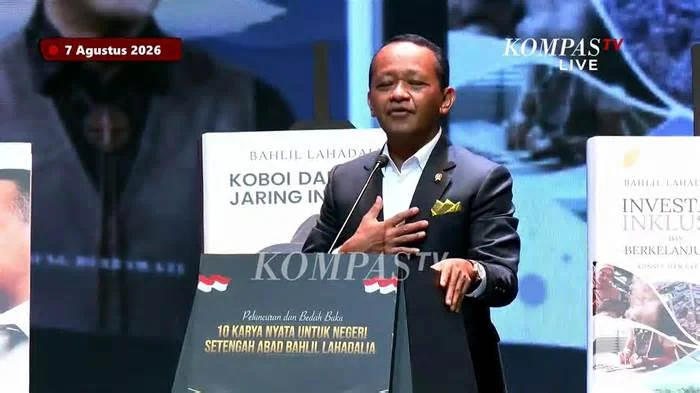 Canda Bahlil saat luncurkan buku ditandatangani Prabowo: Cak Imin belum tentu punya [titlebase]