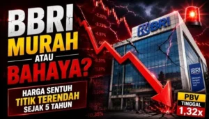 Di Balik Aksi Kemanusiaan, Saham BBRI Hadapi Tekanan Pasar di Tengah Isu Perbankan