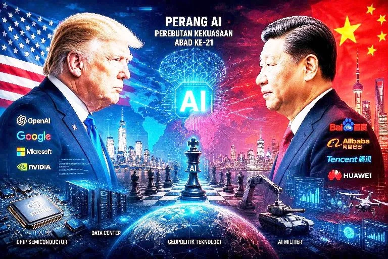 Dilema Teknologi Global: Saat Amerika Kuasai Teknologi AI, Xi Jinping Mulai Menentukan Aturannya