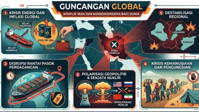 Eskalasi Konflik Timur Tengah: Ancaman Krisis Energi Global di Balik Saling Serang AS-Iran