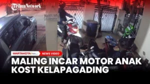 Gagal Congkel 7 Motor Lain, Maling di Kelapa Gading Akhirnya Lolos Bawa Kabur Ninja Rp 47 Juta