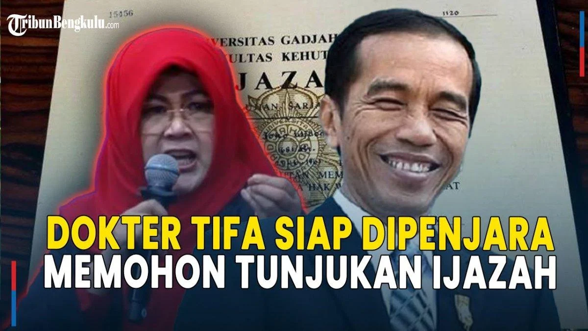 Gugatan Ditolak, Dokter Tifa Tetap Bersikeras Lanjutkan Perjuangan Hukum Kasus Ijazah Jokowi