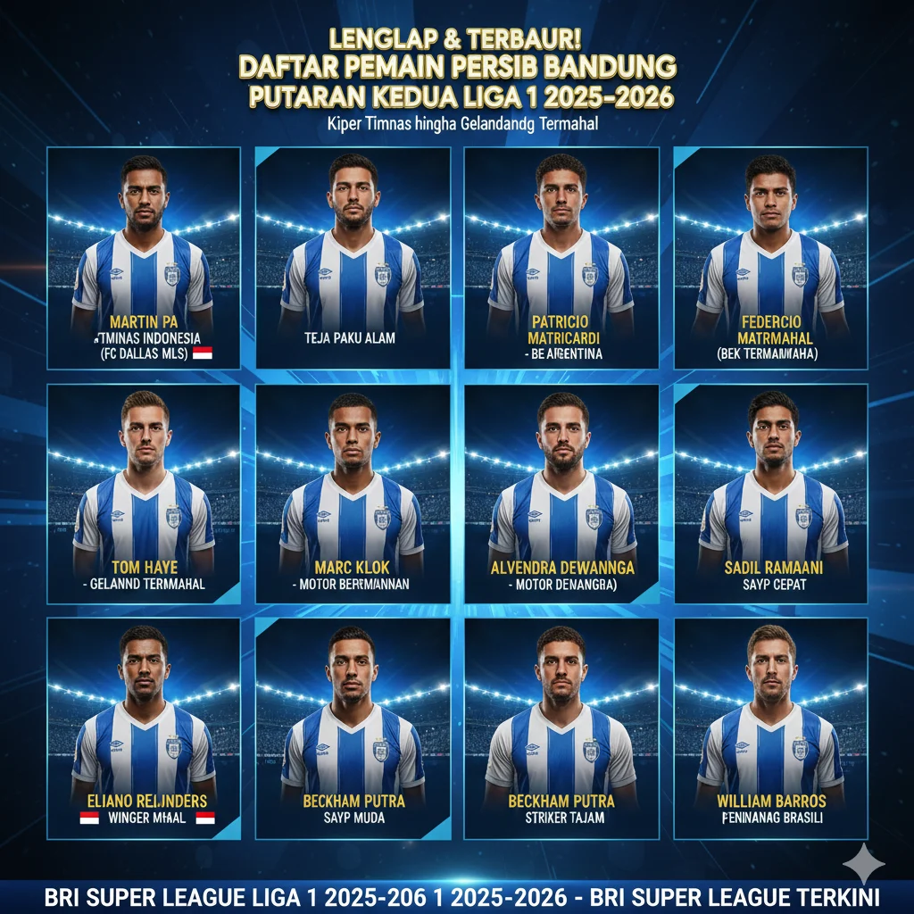 Inilah Daftar Nama Pemain Persib Bandung yang Disanjung Igor Tolic