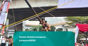 Jatuh Berkali-kali, Badan Penuh Oli Taklukan Pinang demi Motor Listrik Wapres