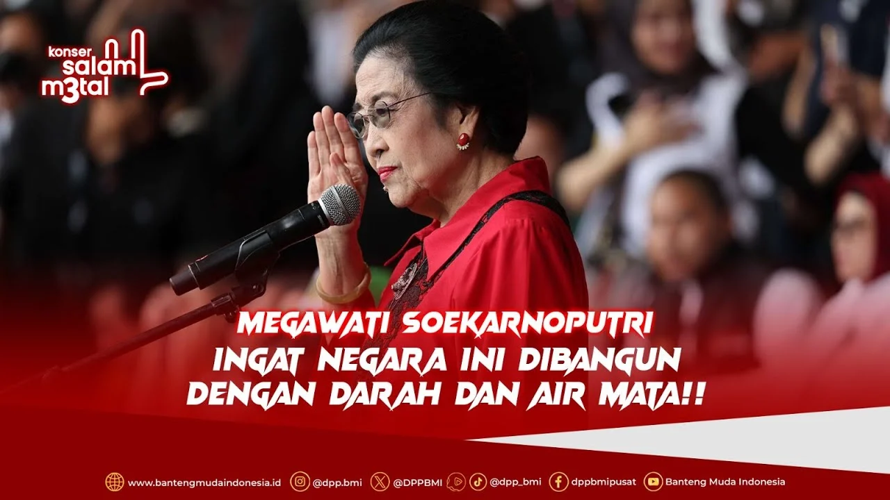 Megawati Ajak Pemuda Belajar Sejarah: RI Dibangun dengan Air Mata dan Darah