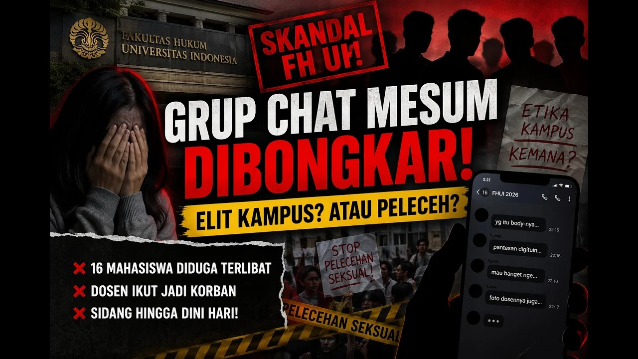 Skandal Etika Kampus: Unesa Nonaktifkan 6 Mahasiswa Soal Chat Tak Etis Tentang 26 Mahasiswi dan Dosen