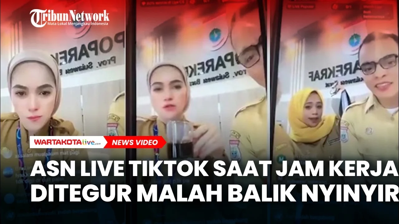 Viral ASN Bandung Barat Live TikTok Saat Jam Kerja, Terekam Minta Persenan, Pemkab Langsung Bergerak