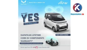 Wuling Aira EV Dapat Garansi Seumur Hidup, Solusi Tenang Berkendara Listrik