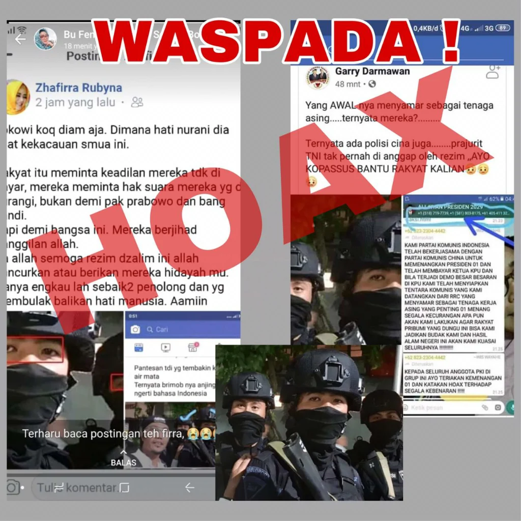Beredar Video Brimob Kawal Rombongan GRIB Jaya, Polisi Tegaskan Itu Hoaks