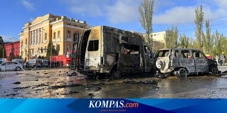 Eskalasi Perang: Foto: Rudal Rusia hantam pusat transportasi dan logistik militer di Kiev memicu ketegangan baru
