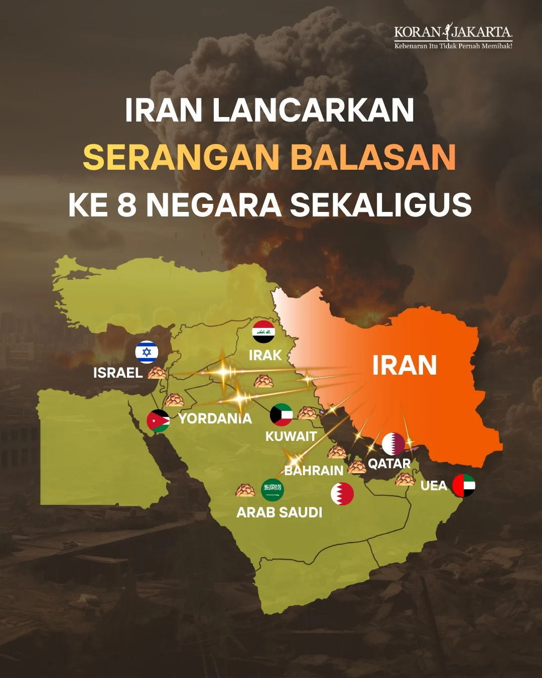 Timur Tengah Membara: Iran Desak AS dan Pasukan Asing Keluar dari Timur Tengah di Tengah Eskalasi Militer