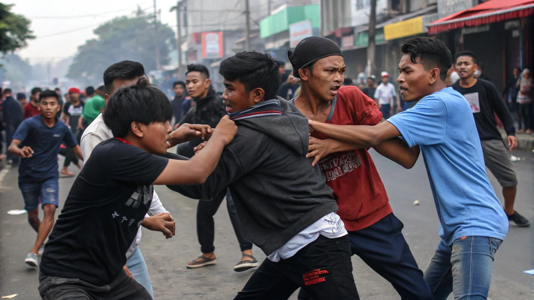 Tawuran Maut di Stasiun Rajawali, 5 Tersangka Ditangkap Polisi: Rentetan Kekerasan Remaja yang Kian Meresahkan
