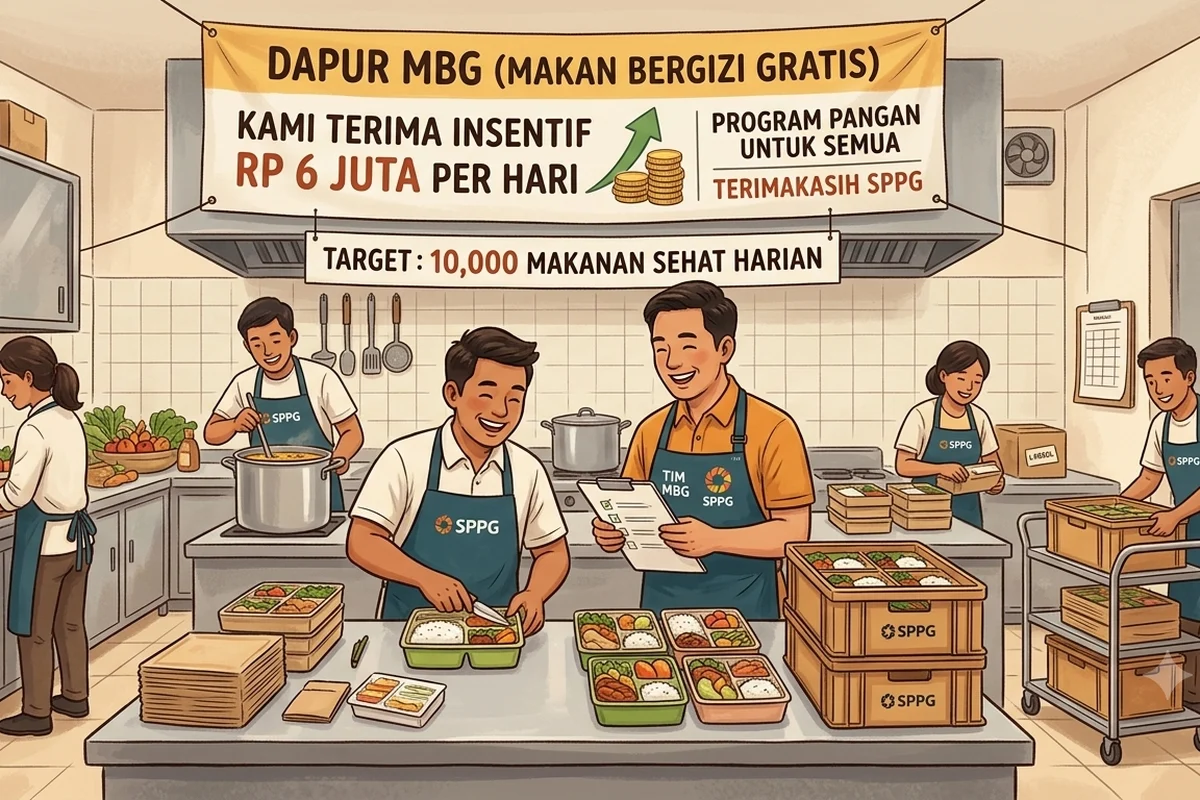 Transformasi Kebijakan Makan Bergizi Gratis: Kepala BGN Ubah Insentif SPPG Jadi Rp2.000 per Porsi
