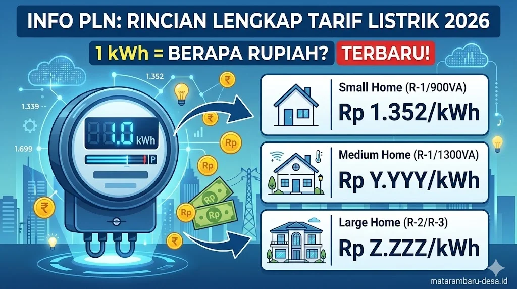 Update Terkini: Daftar Tarif Listrik per kWh Oktober 2026 dan Kebijakan Subsidi Pemerintah